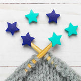 Stitch Stoppers (Blue Green Stars)