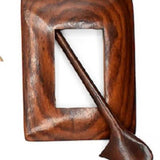 Lykke - Shisham Wood Shawl Pin (Square)