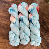 A Chick That Knitz - Assigned Pooling Singles Fingering (Forget Me Not)