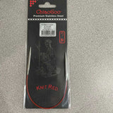 9" Red ChiaoGoo Steel Circular Needle