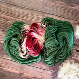 A Chick That Knitz - Assigned Pooling Singles Fingering (Country Christmas)