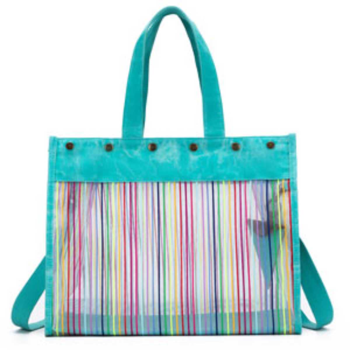 Della Q - Maker's Mesh Tote (Rainbow - Bloom)